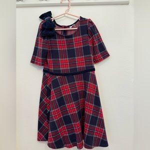 Janie and Jack plaid jacquard dress Girl size 8